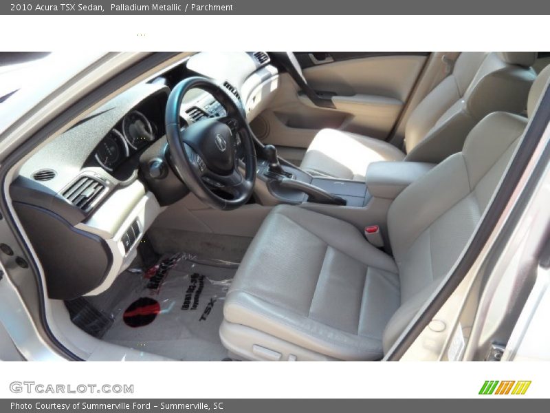 Palladium Metallic / Parchment 2010 Acura TSX Sedan