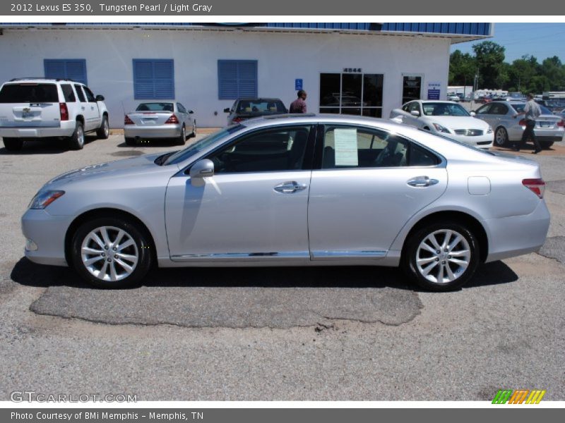 Tungsten Pearl / Light Gray 2012 Lexus ES 350