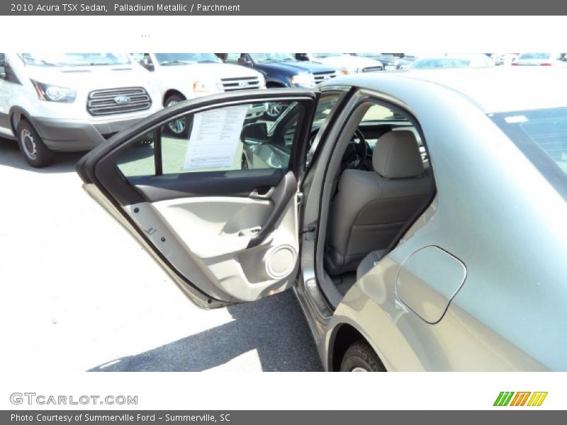 Palladium Metallic / Parchment 2010 Acura TSX Sedan