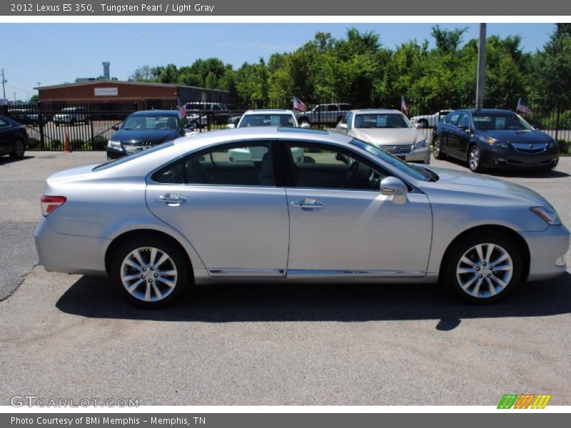 Tungsten Pearl / Light Gray 2012 Lexus ES 350