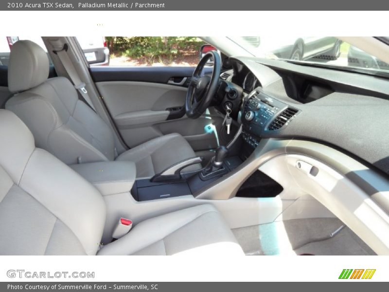 Palladium Metallic / Parchment 2010 Acura TSX Sedan