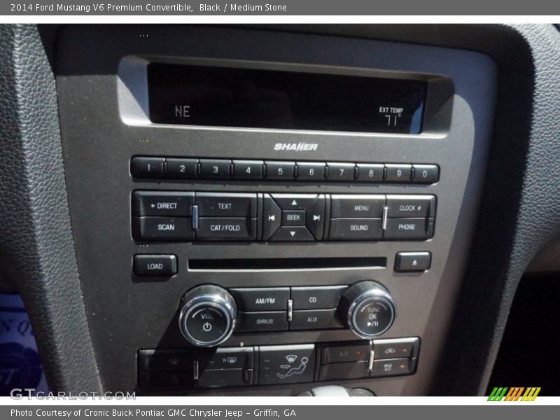 Black / Medium Stone 2014 Ford Mustang V6 Premium Convertible
