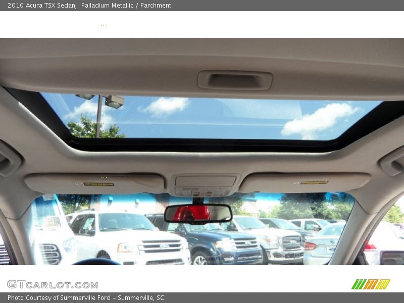 Palladium Metallic / Parchment 2010 Acura TSX Sedan