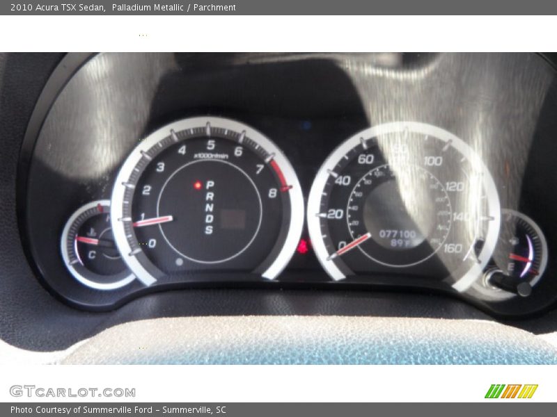 Palladium Metallic / Parchment 2010 Acura TSX Sedan