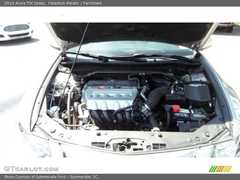 Palladium Metallic / Parchment 2010 Acura TSX Sedan