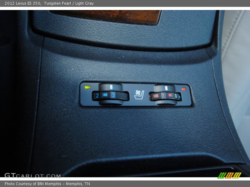 Tungsten Pearl / Light Gray 2012 Lexus ES 350
