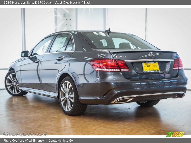 Steel Grey Metallic / Black 2016 Mercedes-Benz E 350 Sedan