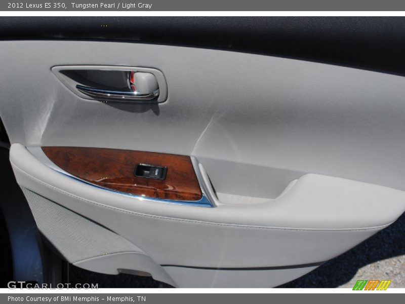 Tungsten Pearl / Light Gray 2012 Lexus ES 350