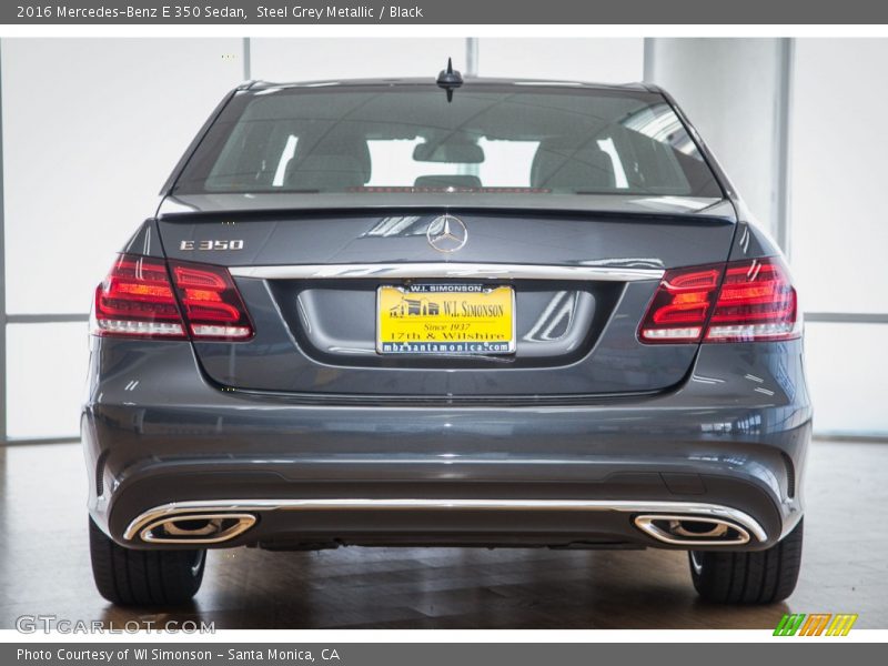 Steel Grey Metallic / Black 2016 Mercedes-Benz E 350 Sedan