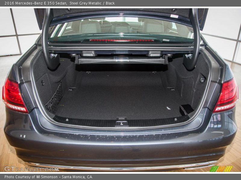 Steel Grey Metallic / Black 2016 Mercedes-Benz E 350 Sedan