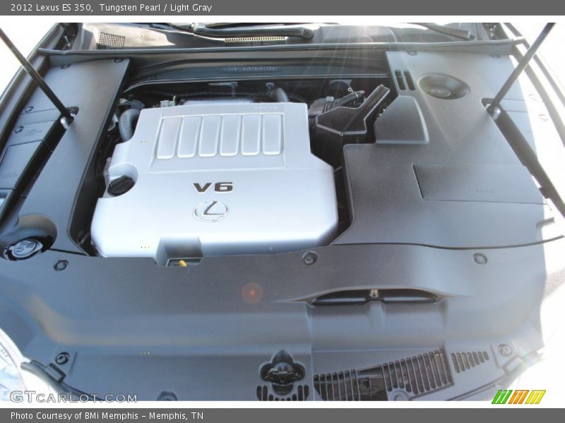 Tungsten Pearl / Light Gray 2012 Lexus ES 350