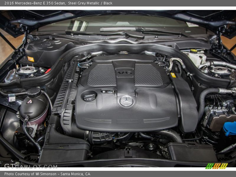 Steel Grey Metallic / Black 2016 Mercedes-Benz E 350 Sedan