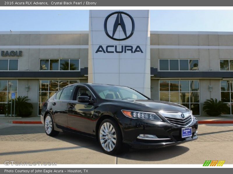 Crystal Black Pearl / Ebony 2016 Acura RLX Advance