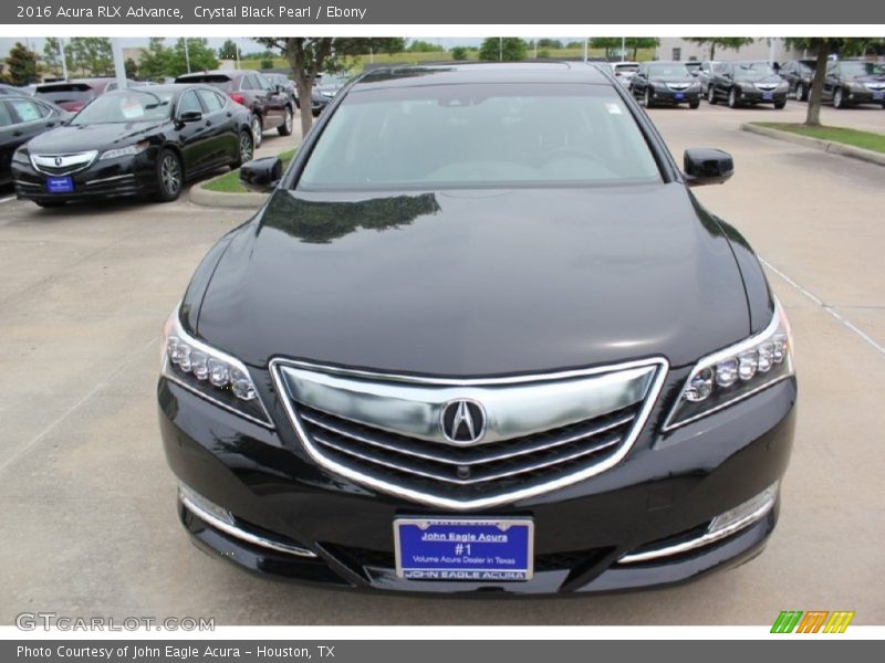 Crystal Black Pearl / Ebony 2016 Acura RLX Advance