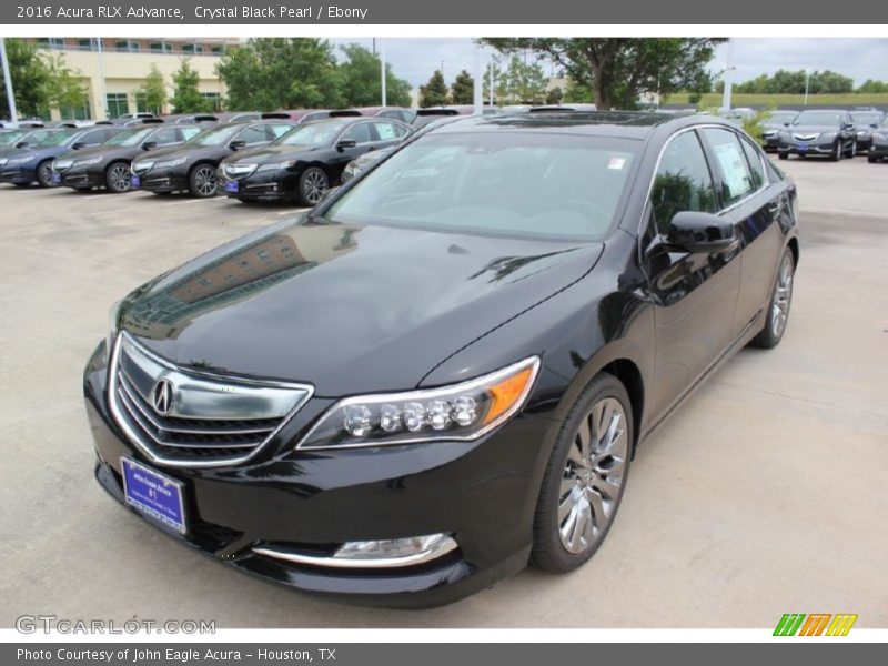 Crystal Black Pearl / Ebony 2016 Acura RLX Advance