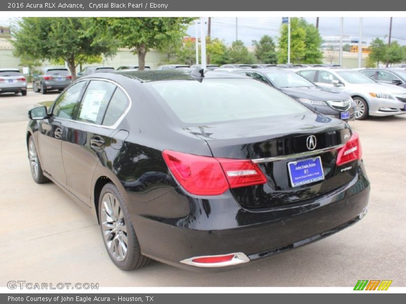 Crystal Black Pearl / Ebony 2016 Acura RLX Advance