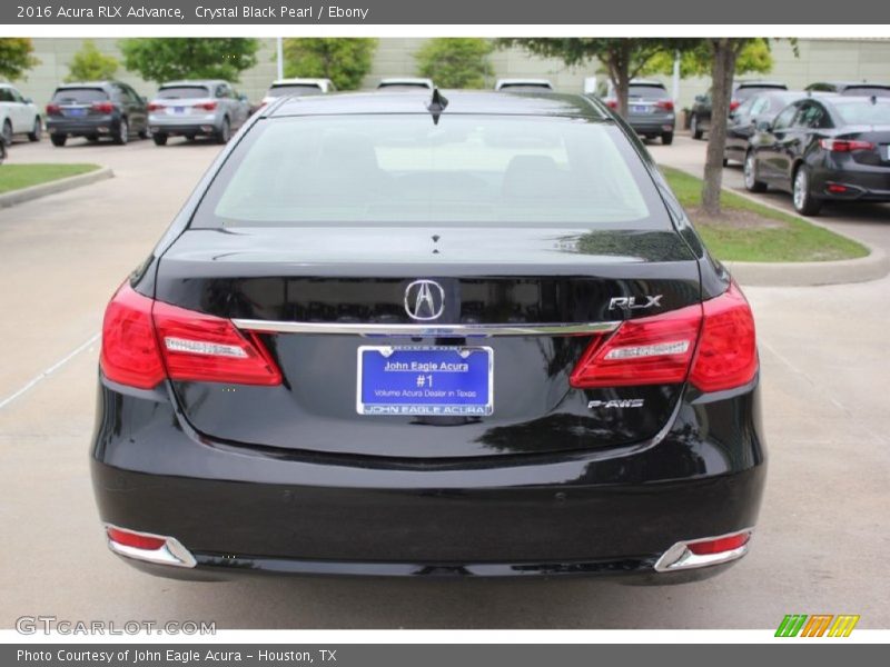 Crystal Black Pearl / Ebony 2016 Acura RLX Advance