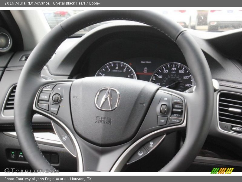 Crystal Black Pearl / Ebony 2016 Acura RLX Advance