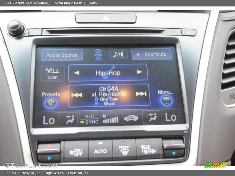 Crystal Black Pearl / Ebony 2016 Acura RLX Advance