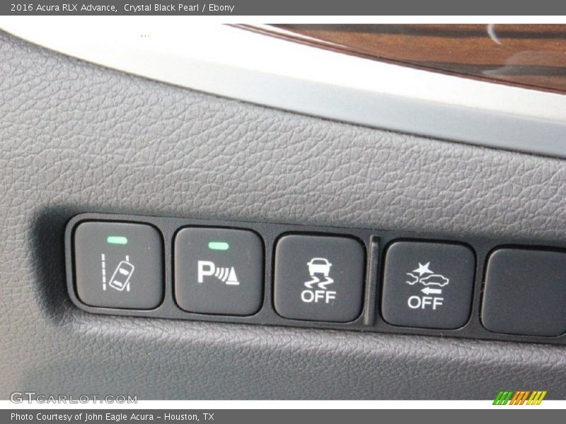 Crystal Black Pearl / Ebony 2016 Acura RLX Advance