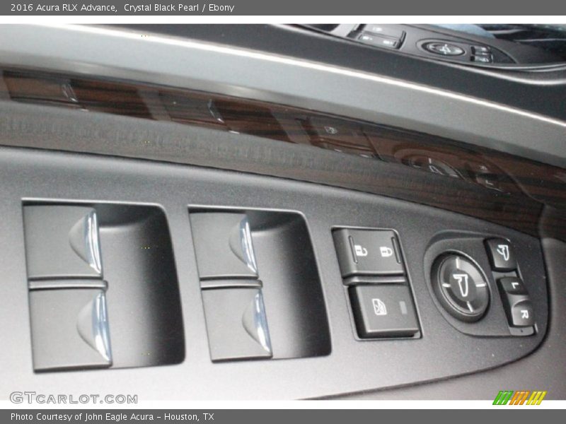 Crystal Black Pearl / Ebony 2016 Acura RLX Advance