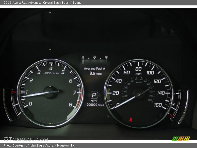 Crystal Black Pearl / Ebony 2016 Acura RLX Advance