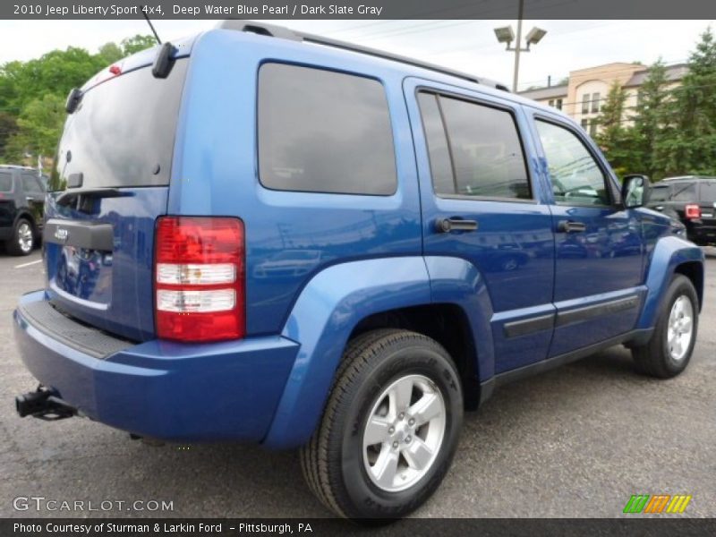 Deep Water Blue Pearl / Dark Slate Gray 2010 Jeep Liberty Sport 4x4