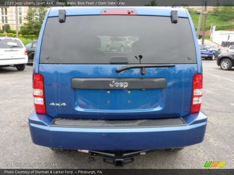 Deep Water Blue Pearl / Dark Slate Gray 2010 Jeep Liberty Sport 4x4