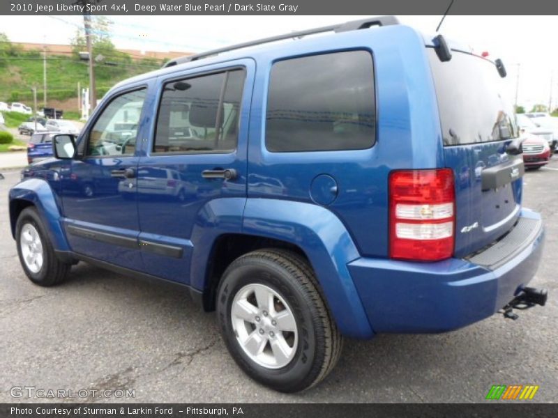 Deep Water Blue Pearl / Dark Slate Gray 2010 Jeep Liberty Sport 4x4