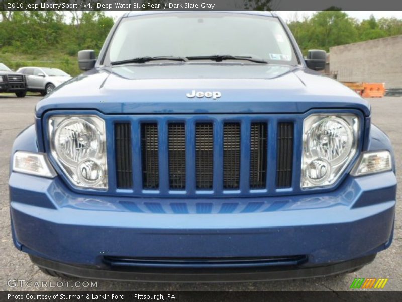 Deep Water Blue Pearl / Dark Slate Gray 2010 Jeep Liberty Sport 4x4