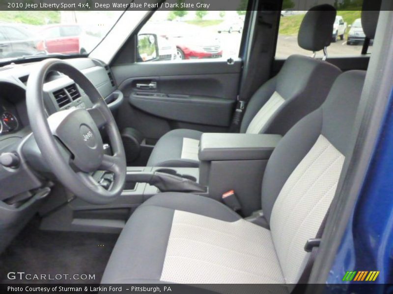 Deep Water Blue Pearl / Dark Slate Gray 2010 Jeep Liberty Sport 4x4