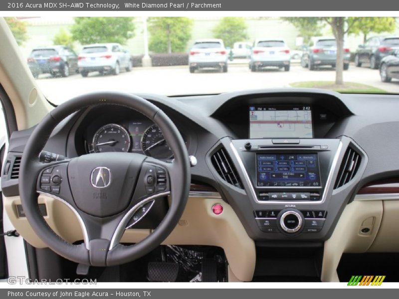 White Diamond Pearl / Parchment 2016 Acura MDX SH-AWD Technology