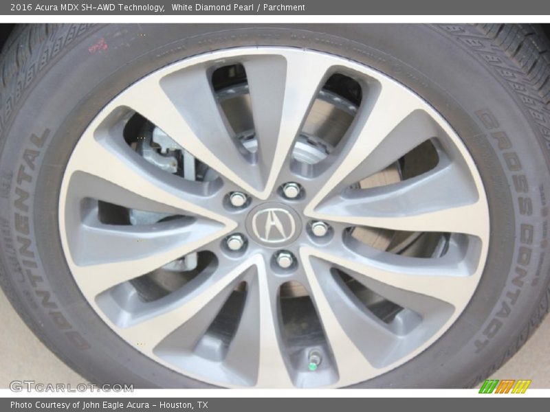 White Diamond Pearl / Parchment 2016 Acura MDX SH-AWD Technology