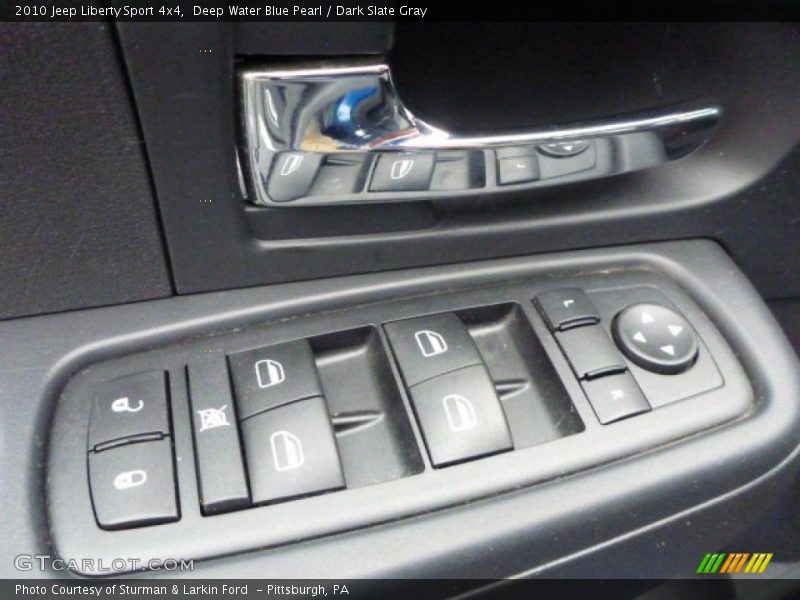 Deep Water Blue Pearl / Dark Slate Gray 2010 Jeep Liberty Sport 4x4