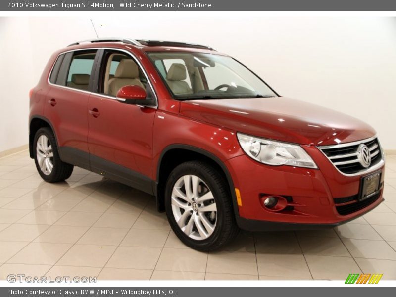 Wild Cherry Metallic / Sandstone 2010 Volkswagen Tiguan SE 4Motion
