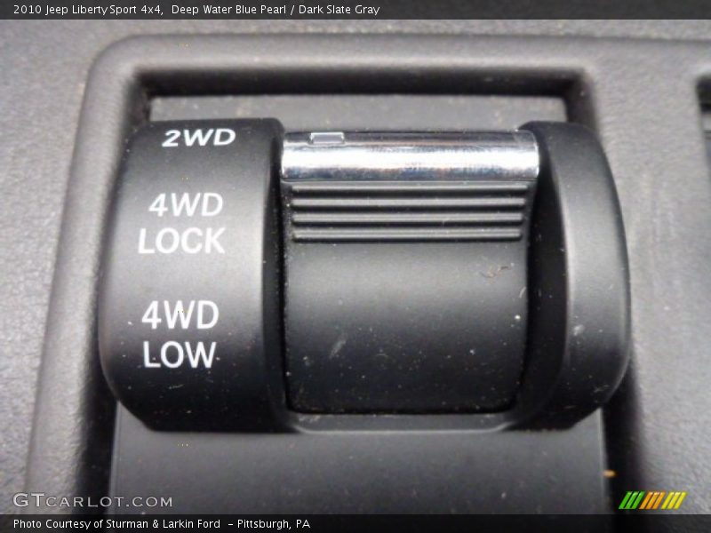 Deep Water Blue Pearl / Dark Slate Gray 2010 Jeep Liberty Sport 4x4
