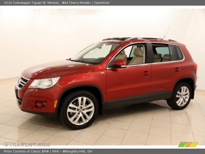 Wild Cherry Metallic / Sandstone 2010 Volkswagen Tiguan SE 4Motion