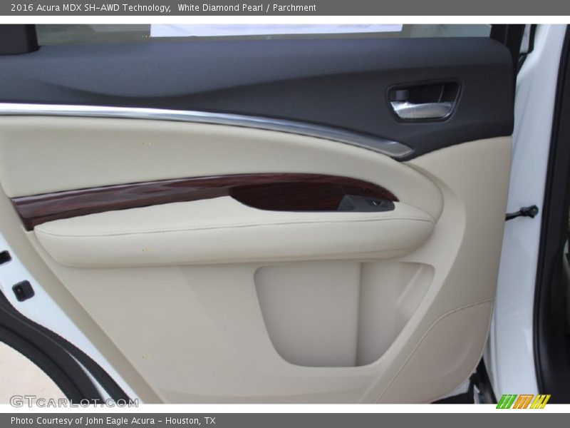 White Diamond Pearl / Parchment 2016 Acura MDX SH-AWD Technology