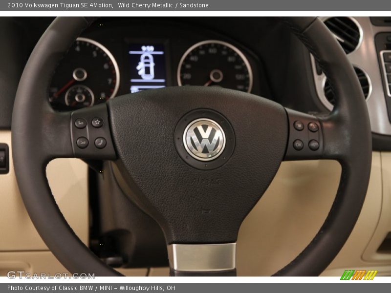  2010 Tiguan SE 4Motion Steering Wheel