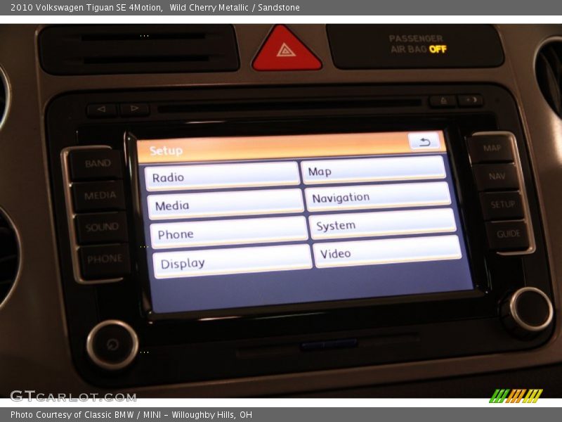 Wild Cherry Metallic / Sandstone 2010 Volkswagen Tiguan SE 4Motion