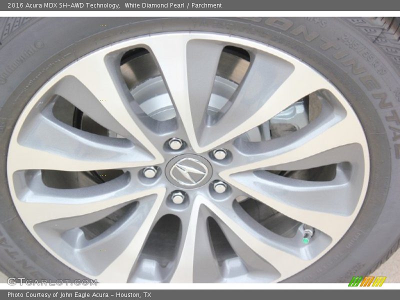 White Diamond Pearl / Parchment 2016 Acura MDX SH-AWD Technology