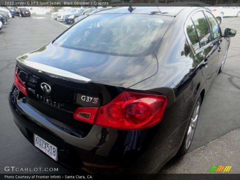 Black Obsidian / Graphite 2012 Infiniti G 37 S Sport Sedan