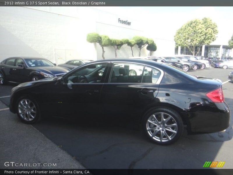 Black Obsidian / Graphite 2012 Infiniti G 37 S Sport Sedan