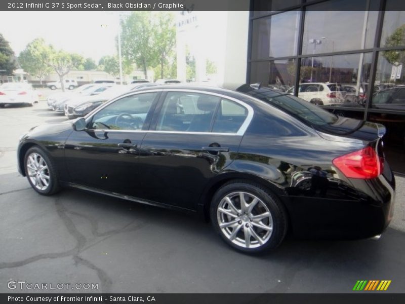 Black Obsidian / Graphite 2012 Infiniti G 37 S Sport Sedan