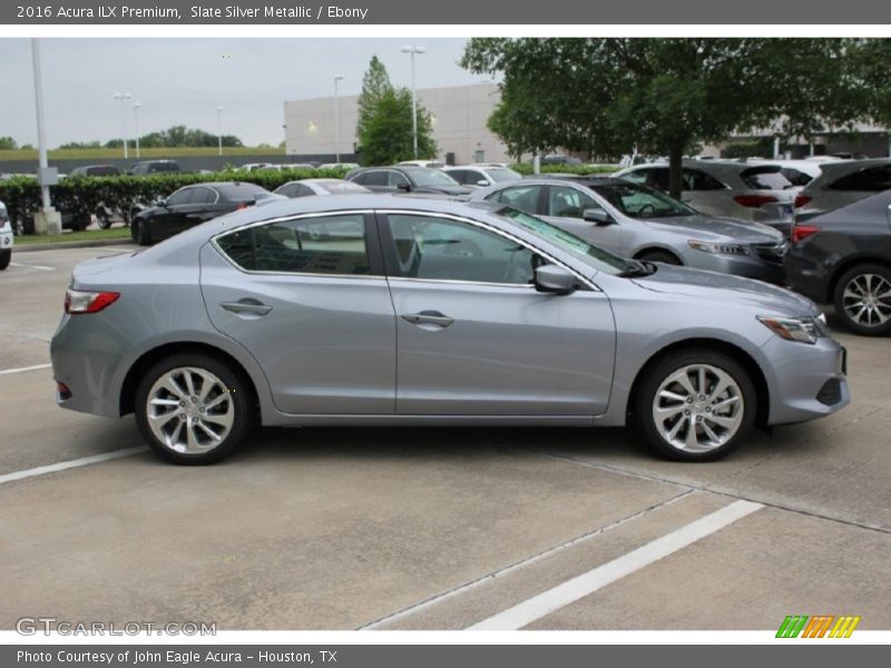 Slate Silver Metallic / Ebony 2016 Acura ILX Premium