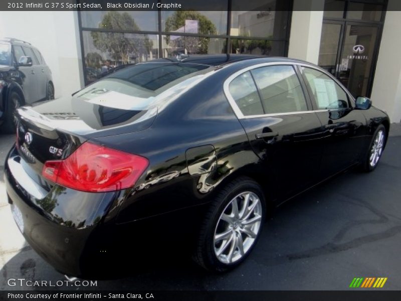 Black Obsidian / Graphite 2012 Infiniti G 37 S Sport Sedan
