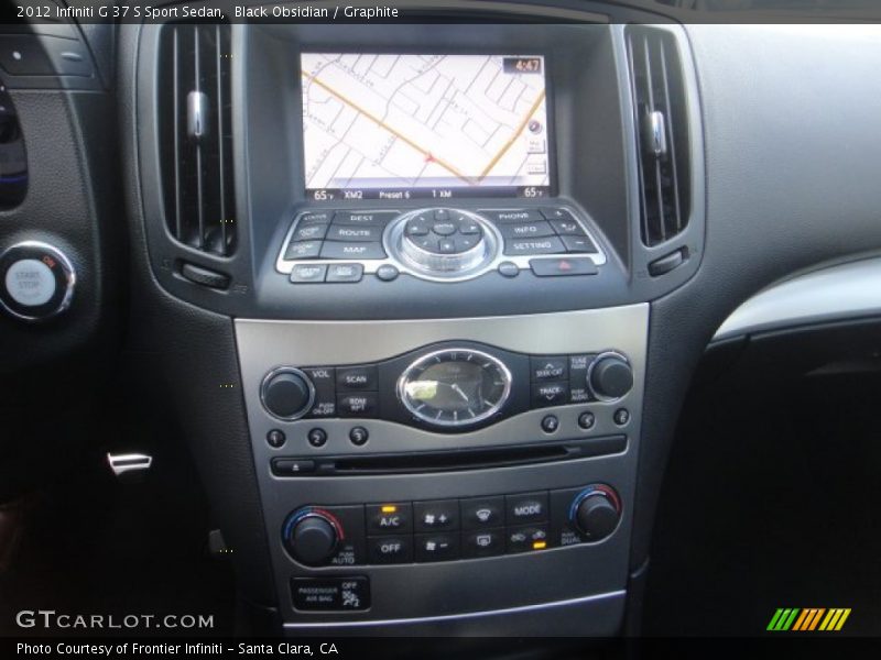 Black Obsidian / Graphite 2012 Infiniti G 37 S Sport Sedan