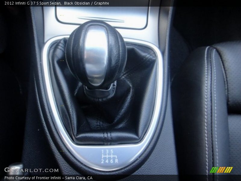 Black Obsidian / Graphite 2012 Infiniti G 37 S Sport Sedan
