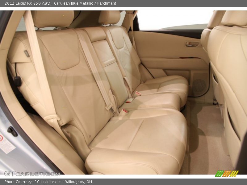 Cerulean Blue Metallic / Parchment 2012 Lexus RX 350 AWD