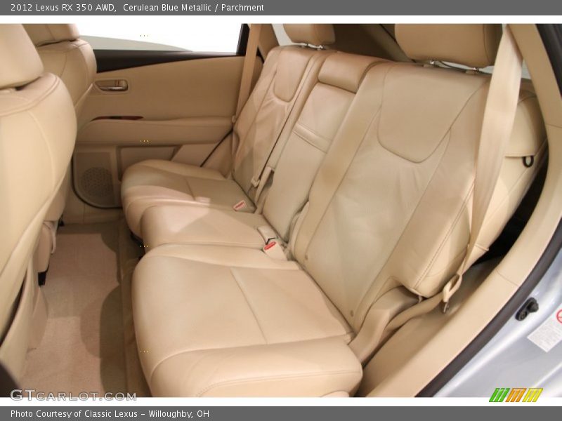 Cerulean Blue Metallic / Parchment 2012 Lexus RX 350 AWD